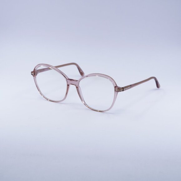 Tom Ford FT5577-B 072 Eyeglasses Pink 55mm Butterfly Frame, Blue Light Block - Picture 7 of 9